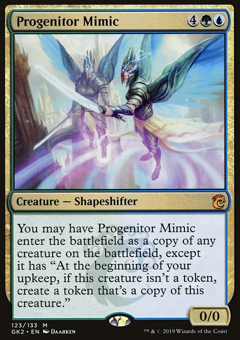 Progenitor Mimic, RNA Guild Kit #123, Magic: The Gathering card