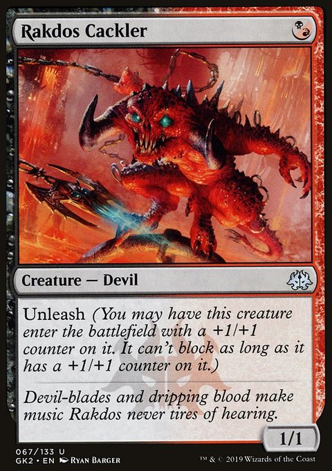 Rakdos Cackler, RNA Guild Kit #67, Magic: The Gathering card
