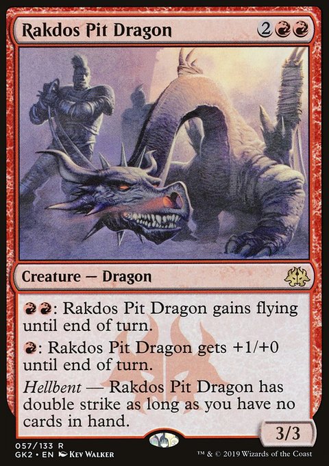 Rakdos Pit Dragon, RNA Guild Kit #57, Magic: The Gathering card