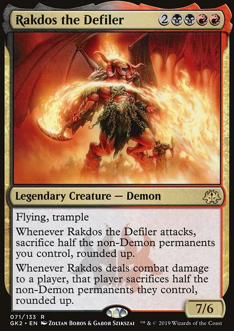Rakdos the Defiler, RNA Guild Kit #71, Magic: The Gathering card