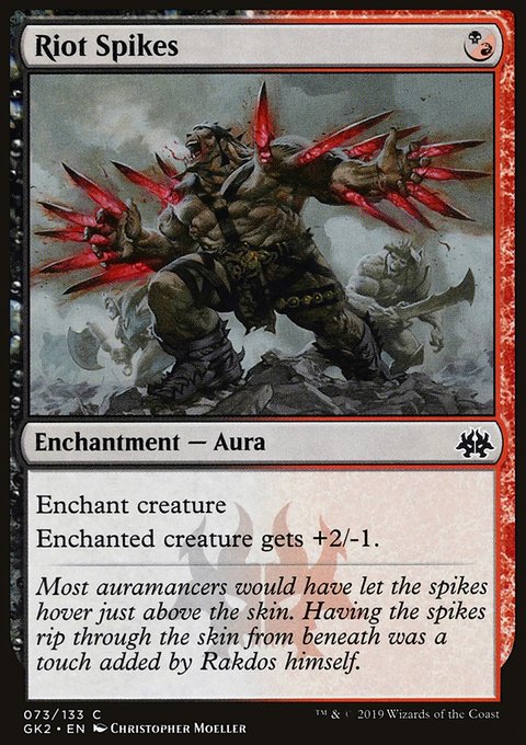 Riot Spikes, RNA Guild Kit #73, Magic: The Gathering card