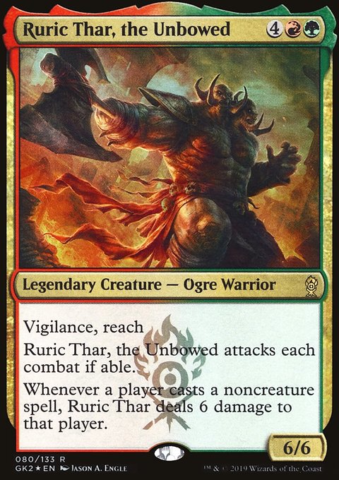 Ruric Thar, the Unbowed, RNA Guild Kit #80, Magic: The Gathering card