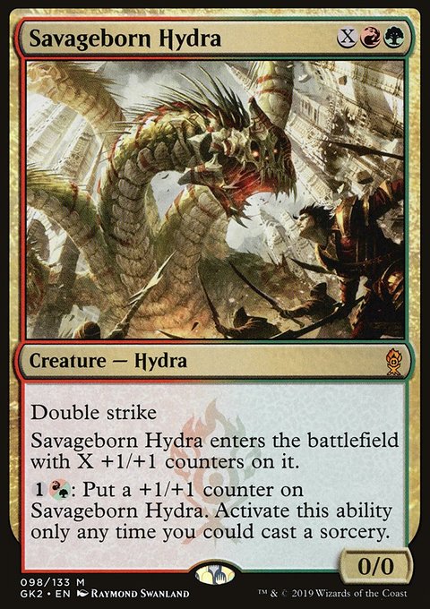 Savageborn Hydra, RNA Guild Kit #98, Magic: The Gathering card