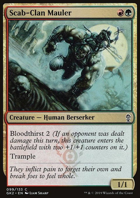 Scab-Clan Mauler, RNA Guild Kit #99, Magic: The Gathering card