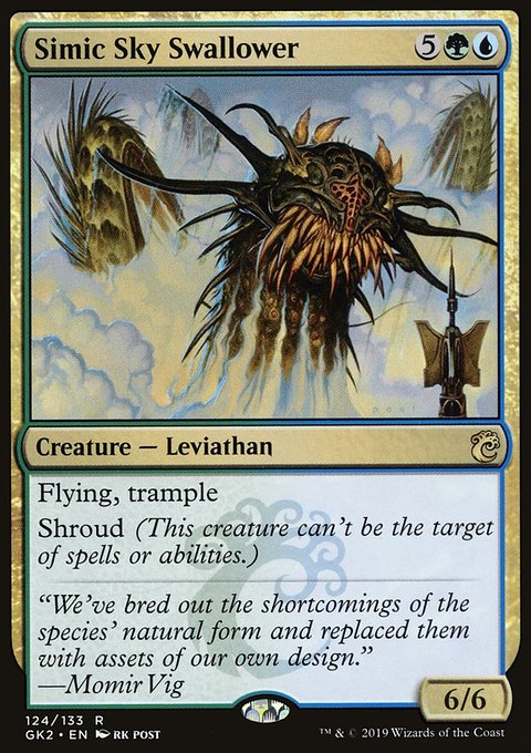 Simic Sky Swallower, RNA Guild Kit #124, Magic: The Gathering card