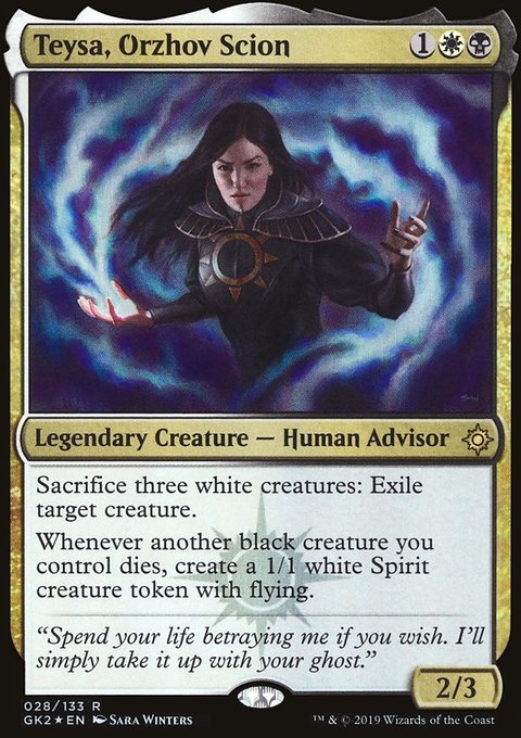 Teysa, Orzhov Scion, RNA Guild Kit #28, Magic: The Gathering card