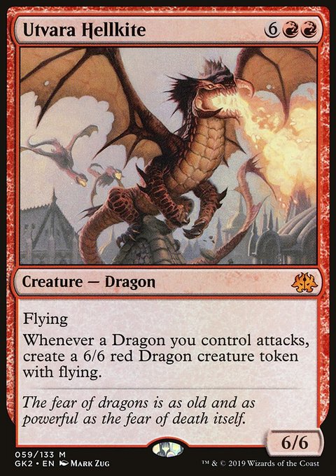 Utvara Hellkite, RNA Guild Kit #59, Magic: The Gathering card