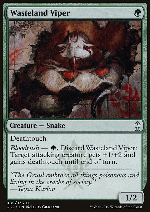 Wasteland Viper, RNA Guild Kit #85, Magic: The Gathering card