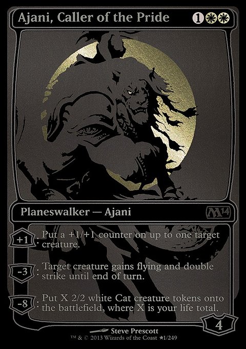 Ajani, Caller of the Pride, San Diego Comic-Con 2013 #1★, Magic: The Gathering card