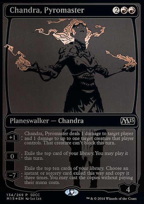 Chandra, Pyromaster, San Diego Comic-Con 2014 #134, Magic: The Gathering card