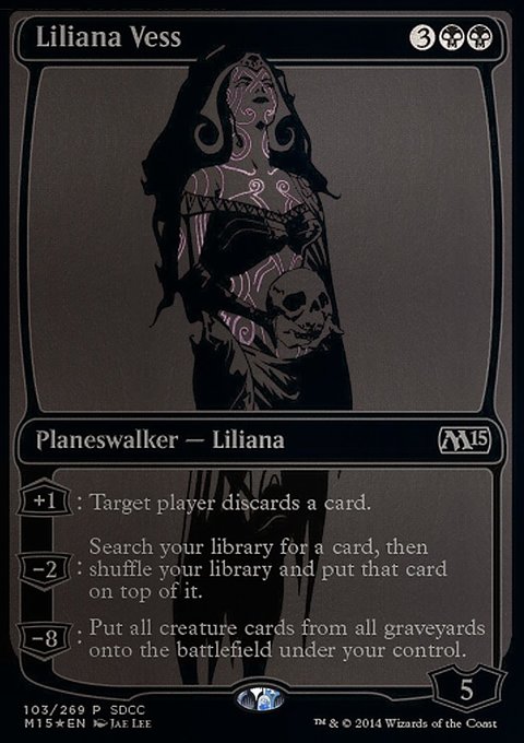 Liliana Vess, San Diego Comic-Con 2014 #103, Magic: The Gathering card