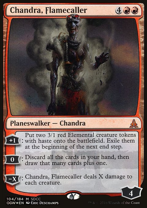 Chandra, Flamecaller, San Diego Comic-Con 2016 #104, Magic: The Gathering card