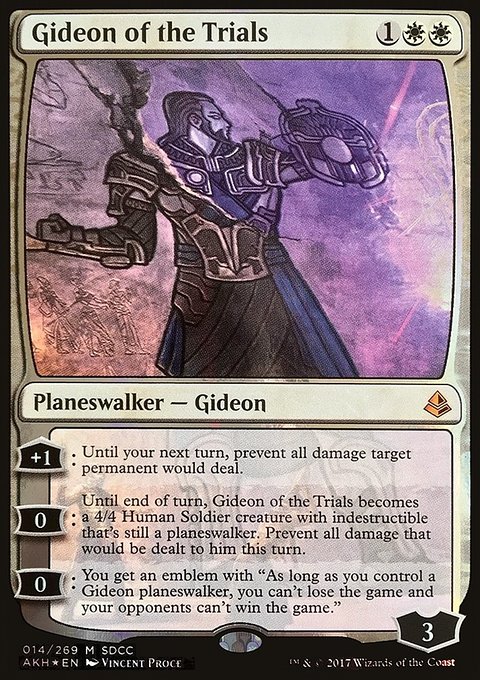 Gideon of the Trials, San Diego Comic-Con 2017 #14, Magic: The Gathering card