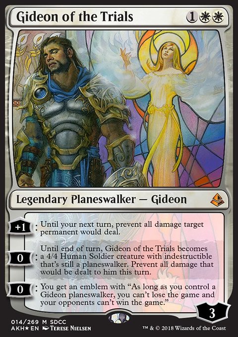 Gideon of the Trials, San Diego Comic-Con 2018 #14, Magic: The Gathering card