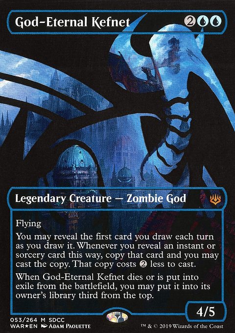 God-Eternal Kefnet, San Diego Comic-Con 2019 #53, Magic: The Gathering card
