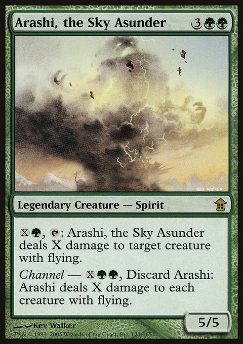 Arashi, the Sky Asunder, Saviors of Kamigawa #121, Magic: The Gathering card