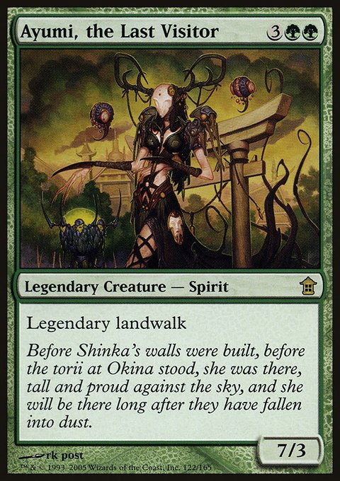 Ayumi, the Last Visitor, Saviors of Kamigawa #122, Magic: The Gathering card
