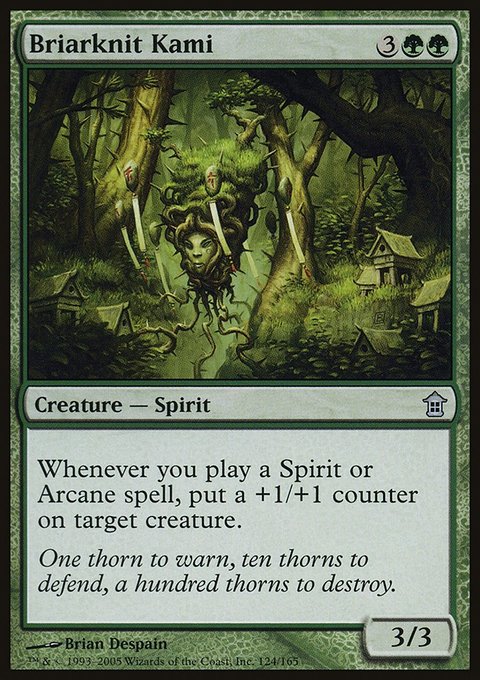 Briarknit Kami, Saviors of Kamigawa #124, Magic: The Gathering card