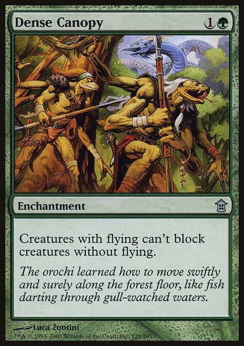 Dense Canopy, Saviors of Kamigawa #125, Magic: The Gathering card