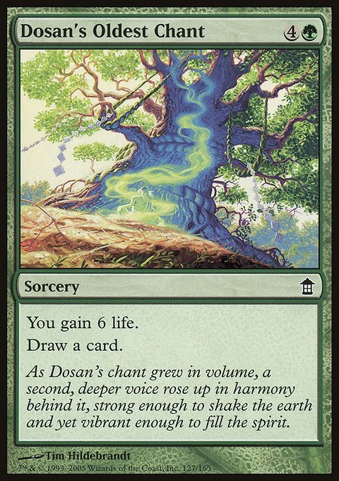 Dosan's Oldest Chant, Saviors of Kamigawa #127, Magic: The Gathering card