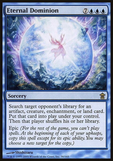 Eternal Dominion, Saviors of Kamigawa #36, Magic: The Gathering card