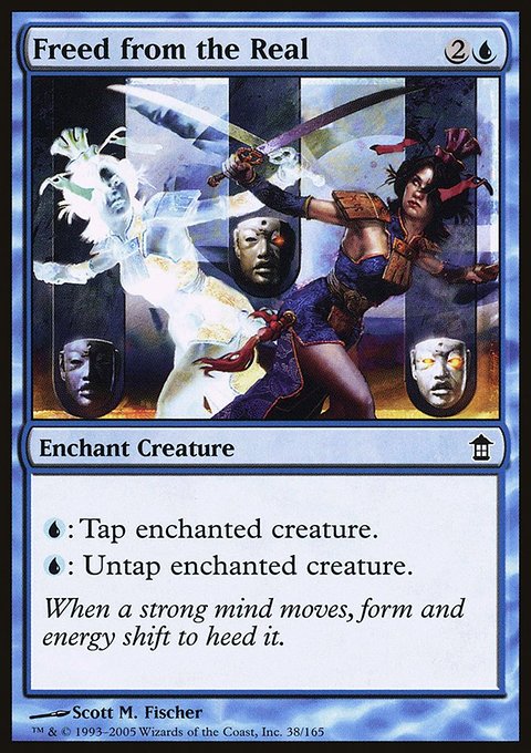 Freed from the Real, Saviors of Kamigawa #38, Magic: The Gathering card