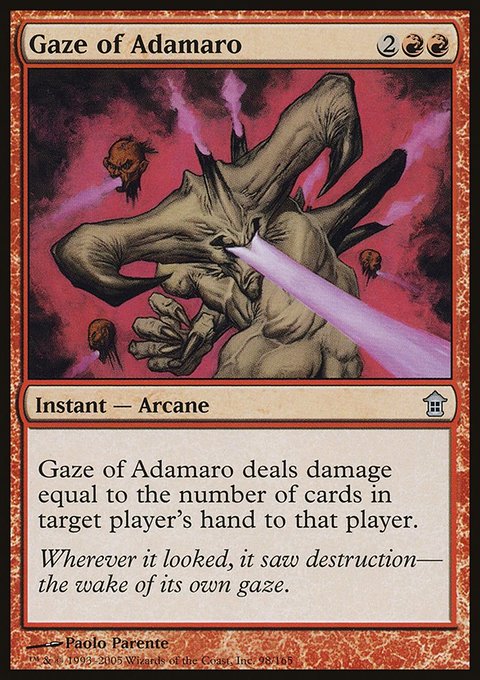 Gaze of Adamaro, Saviors of Kamigawa #98, Magic: The Gathering card