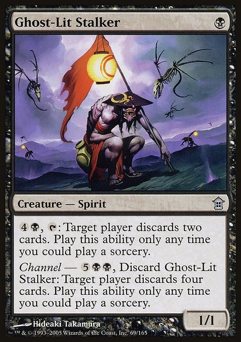 Ghost-Lit Stalker, Saviors of Kamigawa #69, Magic: The Gathering card