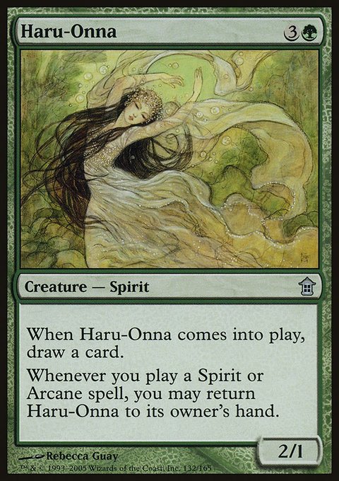 Haru-Onna, Saviors of Kamigawa #132, Magic: The Gathering card
