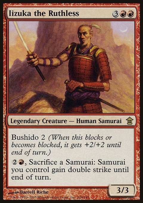 Iizuka the Ruthless, Saviors of Kamigawa #104, Magic: The Gathering card