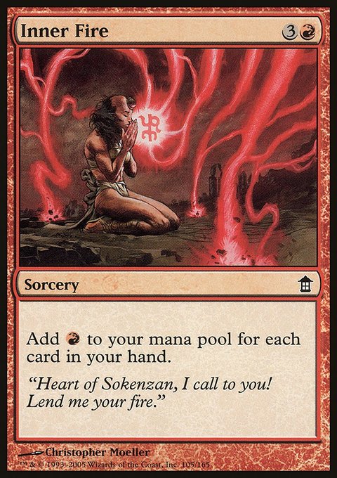 Inner Fire, Saviors of Kamigawa #105, Magic: The Gathering card