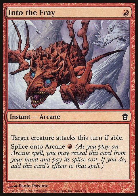 Into the Fray, Saviors of Kamigawa #106, Magic: The Gathering card