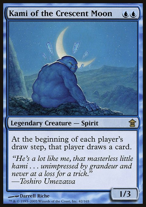 Kami of the Crescent Moon, Saviors of Kamigawa #42, Magic: The Gathering card