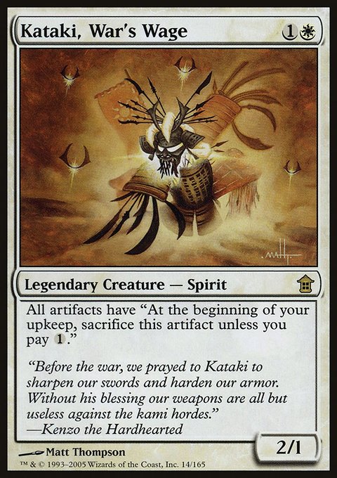Kataki, War's Wage, Saviors of Kamigawa #14, Magic: The Gathering card