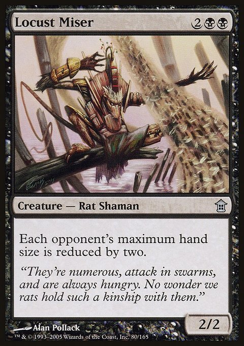 Locust Miser, Saviors of Kamigawa #80, Magic: The Gathering card