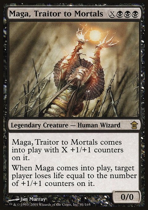Maga, Traitor to Mortals, Saviors of Kamigawa #81, Magic: The Gathering card