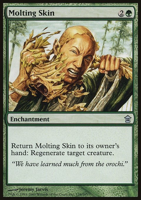 Molting Skin, Saviors of Kamigawa #138, Magic: The Gathering card