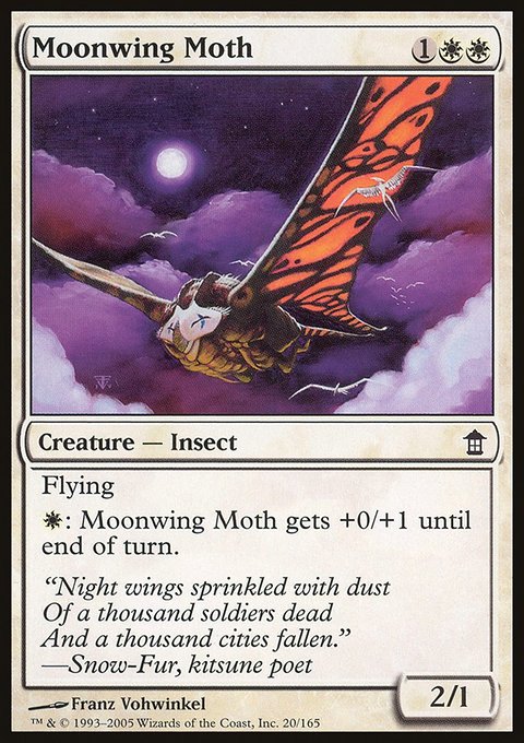 Moonwing Moth, Saviors of Kamigawa #20, Magic: The Gathering card