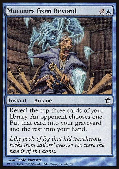 Murmurs from Beyond, Saviors of Kamigawa #47, Magic: The Gathering card
