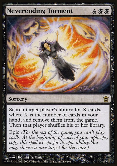 Neverending Torment, Saviors of Kamigawa #83, Magic: The Gathering card