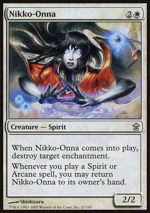 Nikko-Onna, Saviors of Kamigawa #21, Magic: The Gathering card