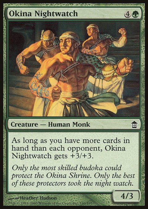 Okina Nightwatch, Saviors of Kamigawa #140, Magic: The Gathering card