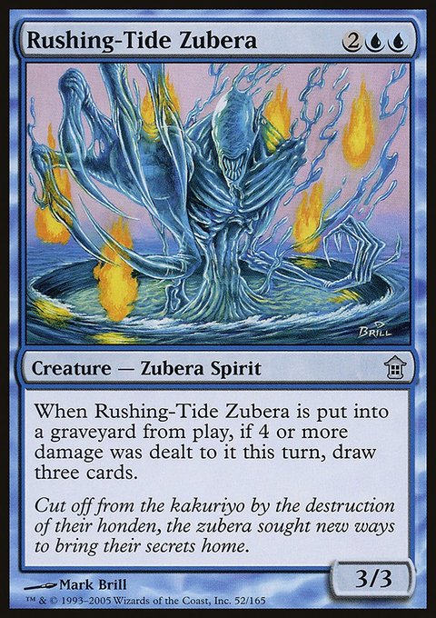 Rushing-Tide Zubera, Saviors of Kamigawa #52, Magic: The Gathering card