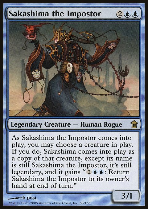 Sakashima the Impostor, Saviors of Kamigawa #53, Magic: The Gathering card