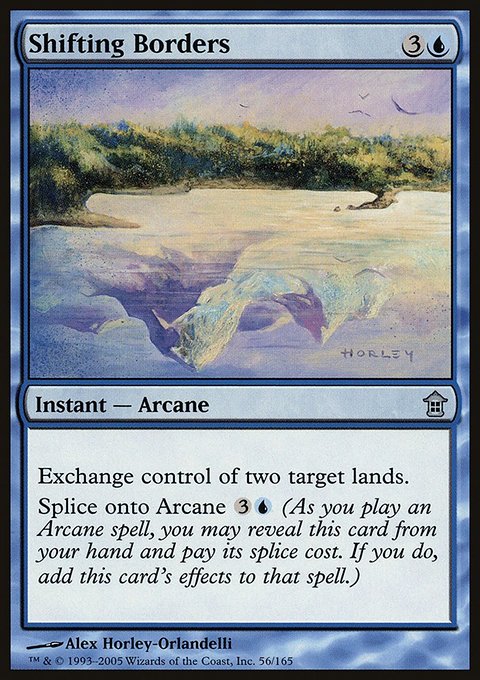 Shifting Borders, Saviors of Kamigawa #56, Magic: The Gathering card