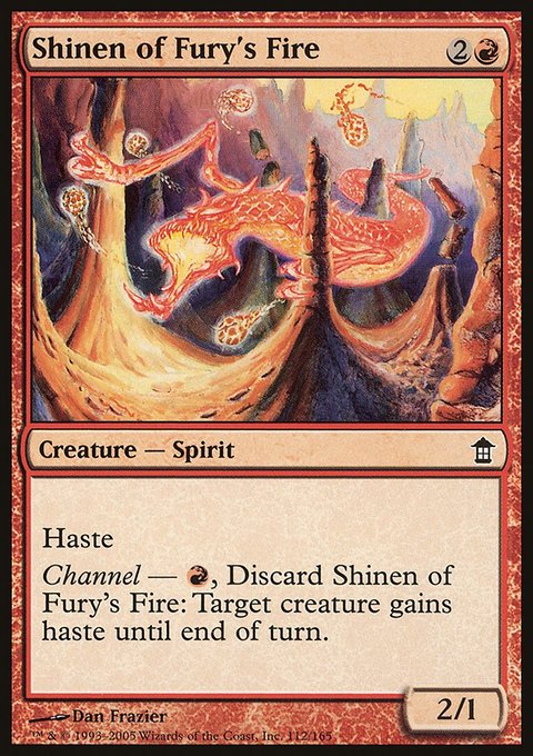 Shinen of Fury's Fire, Saviors of Kamigawa #112, Magic: The Gathering card
