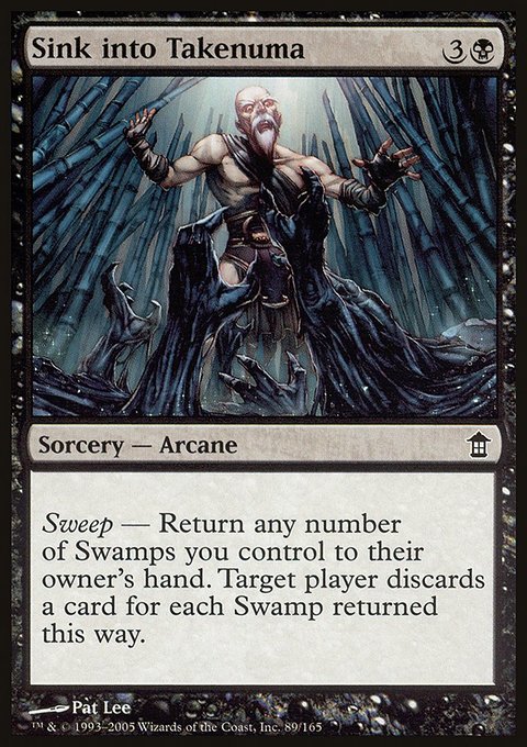 Sink into Takenuma, Saviors of Kamigawa #89, Magic: The Gathering card