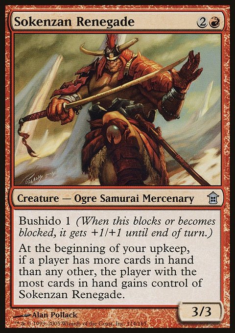 Sokenzan Renegade, Saviors of Kamigawa #114, Magic: The Gathering card