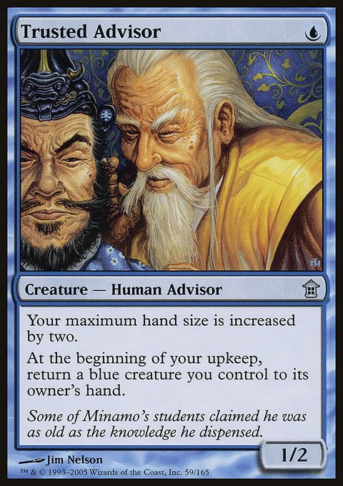 Trusted Advisor, Saviors of Kamigawa #59, Magic: The Gathering card