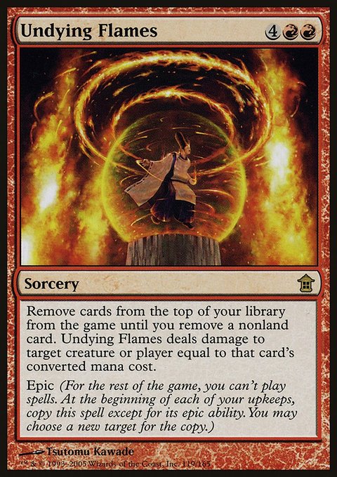 Undying Flames, Saviors of Kamigawa #119, Magic: The Gathering card
